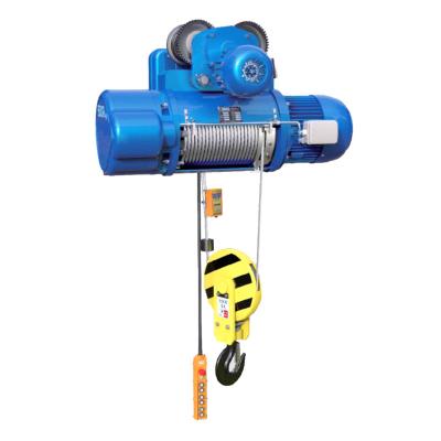 China Warehouse Blue CD MD Electric Wire Rope Hoists 3 Ton 500kg for sale