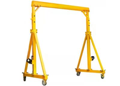 China Mobile Adjustable Workshop Portal Gantry Crane 2.6m To 3.8m Lifting Height for sale