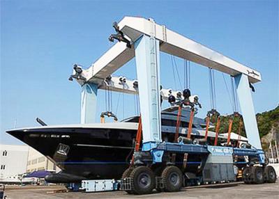 China 120 palmo de la grúa 5m-110m del alzamiento del barco de Ton Harbour Port Rubber Wheel en venta