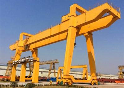 China Double Girder Rail Mounted Gantry Crane 20 Ton 50 Ton With Trolley for sale