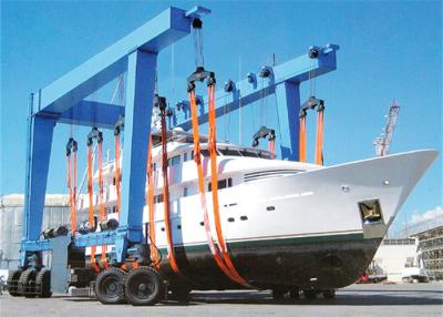 China Boots-Hebemaschinen-Crane Port Gantry For Lift-Yacht Marine Travel Lifts 50t 80t zu verkaufen
