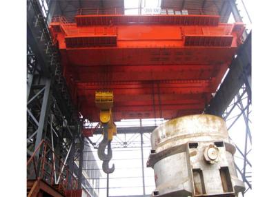 China Heavy Duty Steel Overhead 3P Ladle Crane For Steel Plant To Lift Molten Metal for sale