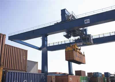 China Op rails gemonteerde Kraan van de de Containerbrug van yard de Openlucht Dubbele Balken RMG Te koop