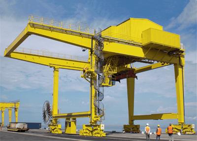 China Brug Crane Double Girders Beams 60t 100t van de zeehavenrmg de Op rails gemonteerde Container Te koop
