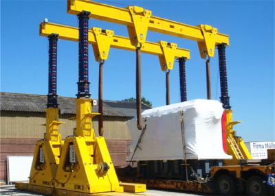 China Material Lifting Hydraulic Gantry Crane Hydraulic Mobile Travel Lift for sale