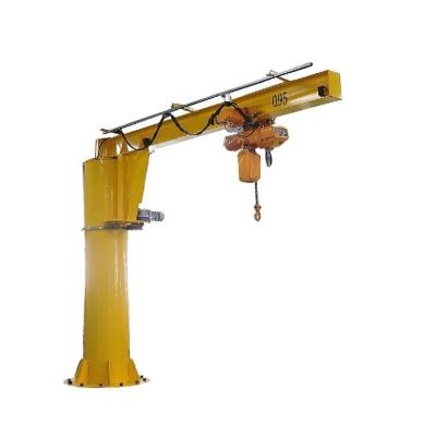 中国 Column Mounted Jib Rotating Crane With Electric Chain Hoist Customized Lifting Height 販売のため