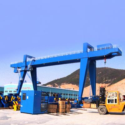 China Single Girder Rail Mounted Gantry Crane Customized 5 10 20 30 Ton With Cantilever en venta
