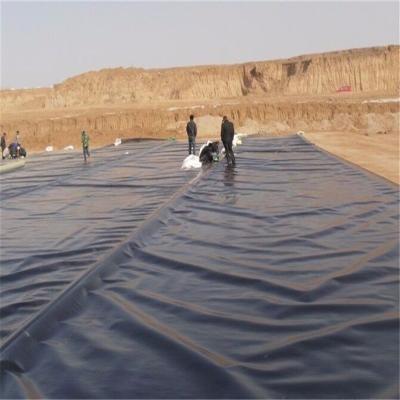 China 0.75mm HDPE Geomembrane Fish Farm Pond Liner for Aquaculture ASTM GRI-GM13 Standard for sale