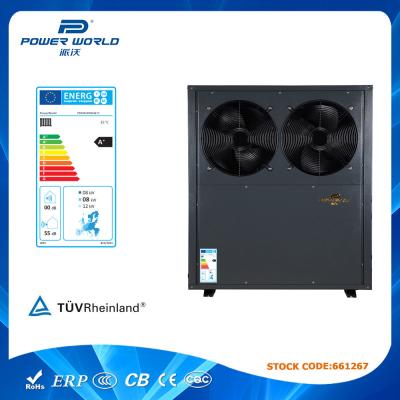 China EVI low temperature Air source Heat Pump water heater competiable with solar energy with ErP energy label A+ for sale