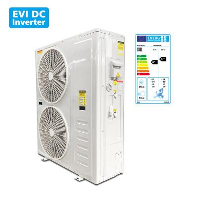 China Pompa de calor aire-agua eficiente del inversor de DC de la pompa de calor de R410A para la calefacción de enfriamiento o DHW en venta