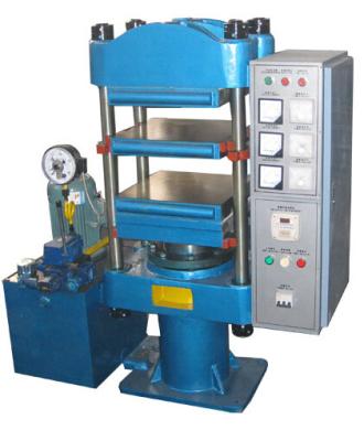 China Equipo de prueba de goma impulsado por motor hectogramo/T3034-1999, máquina de vulcanización plana 25 T 0℃-200℃ en venta