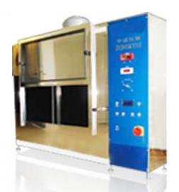 China FAA FAR 25.853 Horizontal Vertical Flammability Chamber Stainless Steel Adjustable for sale