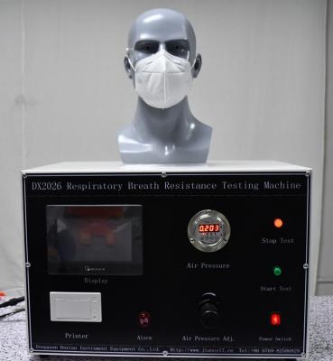 중국 EN149 호흡 호흡 저항 시험 마스크 테스터 판매용