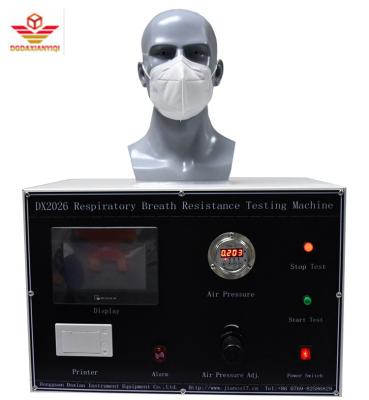 중국 EN149 2000 인공 호흡 장치 브레이스링 저항 테스터 공기는 95L/ 분을 흘립니다 판매용