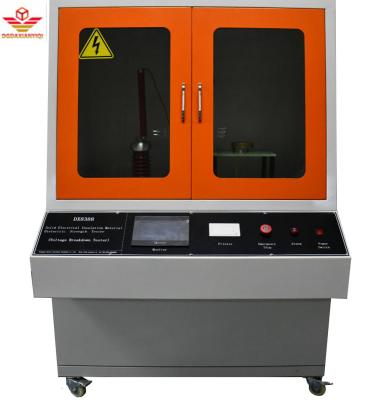 China 50KV verificador da divisão da tensão do IEC 60243 ASTM D149, máquina de testes material contínua da tensão de Withstand de Isulation à venda