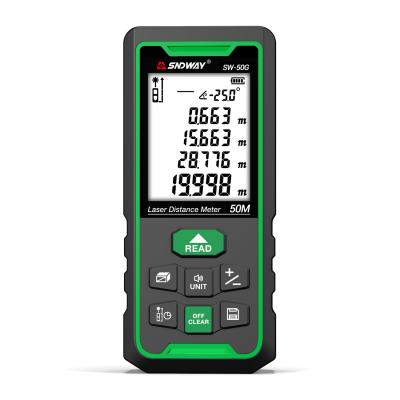 China Rechargeable Battery Handheld Laser Distance Meter 5m-1500m Measuring for sale