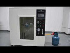 ASTMF2100-19 Fire Testing Machine Mask Fame Retardant Tester 16CFR Part1610