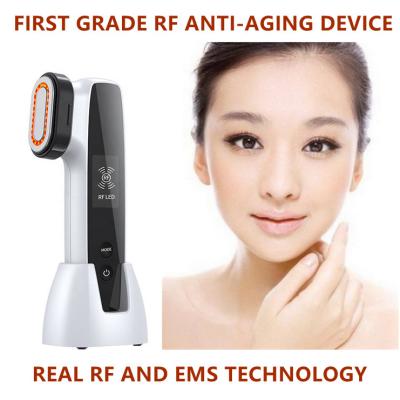 China Facial Mesotherapy Electroporation LED Photon RF Face Lifting Tightener Machine for sale