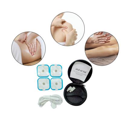 China PET Adhesive Home Body Massager Wire Control EMS Pulse Massager 5V for sale