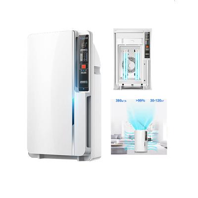 China Air Flow 380 m3/h Rated Voltage 220V Rated Frequency 50-60HZ air filter machine for sale