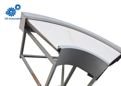 China Carbon Steel 90 Degree Curve Conveyor , 90 Degree Belt Conveyor 220V / 380V for sale