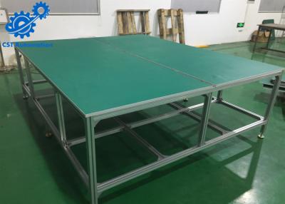 China Banco de trabajo seguro del ESD del perfil de aluminio, escritorio funcional del puesto de trabajo de la producción en venta