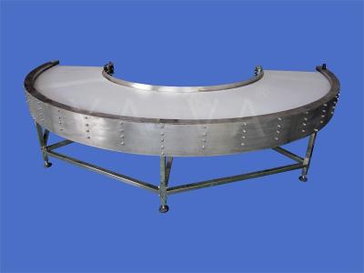 China 180 Degree Curved Conveyor System Multipurpose Convenient Installation for sale