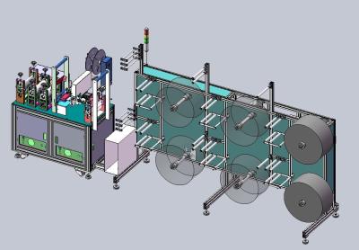 China Semi-Automatic KN95 Mask Production Line for sale
