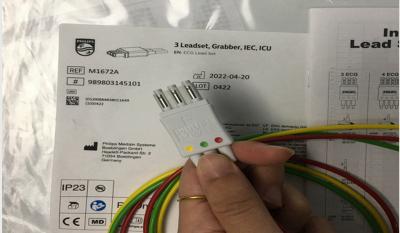 Китай Заменяющие части ТПУ ЭКГ кабели, свинцовый комплект ЭКГ 989803145101 продается