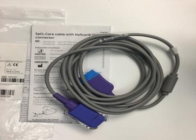 China SpO2 Interface Medical Equipment Spare Parts Cable 3M 10ft 2021406-001 for sale