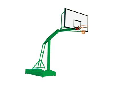 China Inground Squared Pipe Basketball Stand for sale