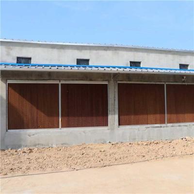 China 8 - 12 ℃ Steel Poultry Farm Climate Control System Evaporative Cooling Pad for sale
