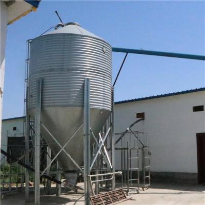 China Large Animal Feed Silo , High Rearing Efficiency Poultry Feeding Equipment for sale