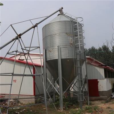 China Corrosion Resistant Grain Storage Silo , Galvanized Plate Chicken Farm Machinery for sale