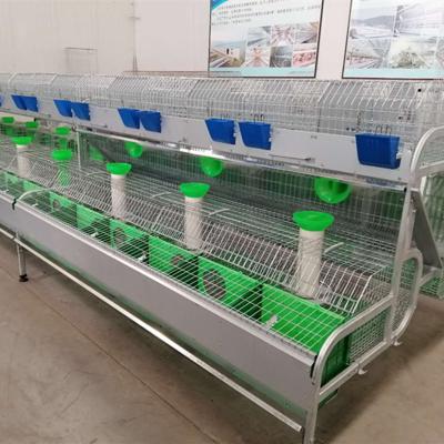 China Industrial Rabbit Breeding Cage Automatic Equipment Mother Baby Rabbit Poultry Cages With Nest Battery Rabbit Cage For S for sale