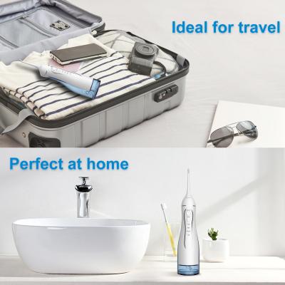 China Elektrische monddouche met 5 opzetstukken voor draadloze waterflosser mondverzorging tandheelkundige kit Te koop