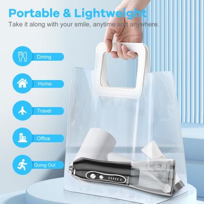 China 20 años de fábrica gratis OEM IPX7 impermeable portátil Dental agua de chorro Dentes de agua Flosser Riego oral para viajes a casa en venta