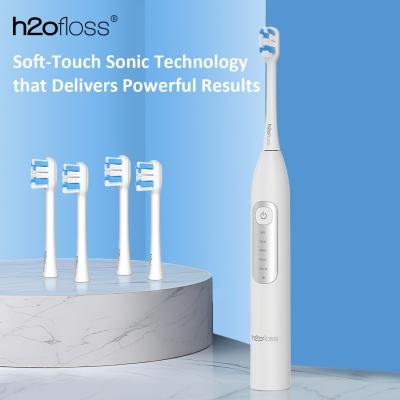 China Customized Ipx7 Waterproof Travel Smart Self Cleaning Rechargeable Sonic Electric Toothbrush With Travel Case for sale
