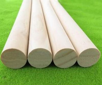 China Natural 35 mm Wooden Dowel Rods , Unfinished Pine Wood Dowels for sale