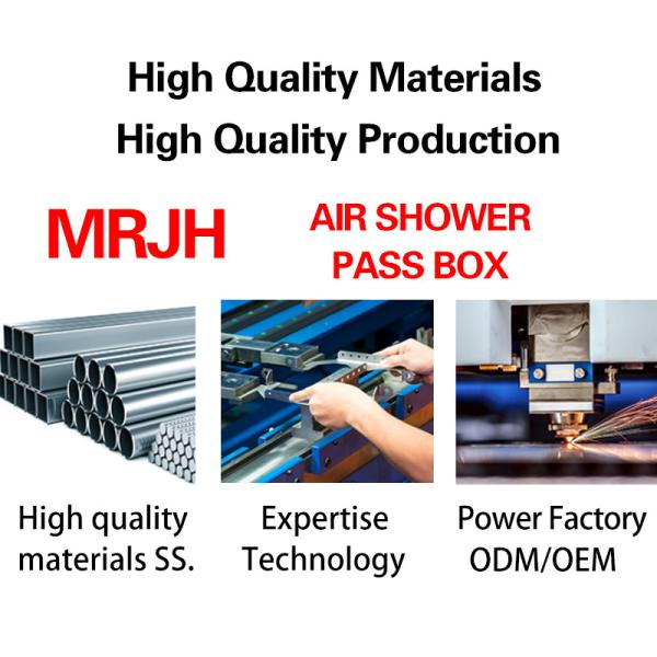 Quality MRJH Single Story Flat Door Manual Control Interlock Interior Exterior All for sale