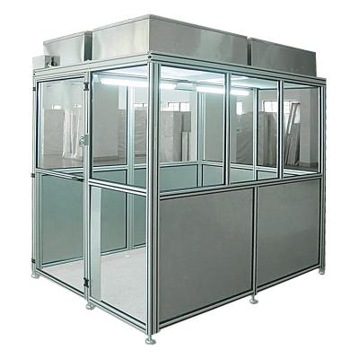 China Sistema de Sala Limpa Médica Modular Portátil Com Porta de Vidro à venda