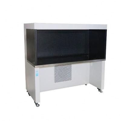 China Straight Small Laminar Flow Hood Clean Bench SS 304 Mini Laminar Flow Cabinet for sale