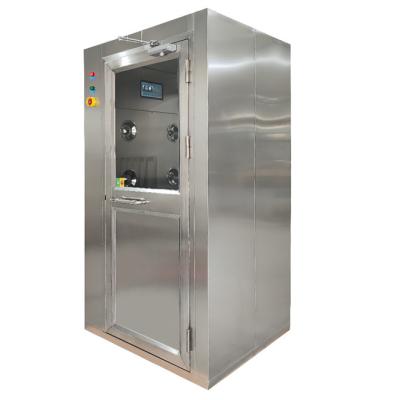 China SS 201 Air Shower Room Single Sided Blowers 380V 220V With Swing Door for sale