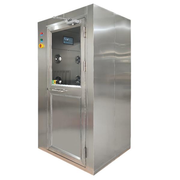 Quality SS 201 Air Shower Room Single Sided Blowers 380V 220V With Swing Door for sale