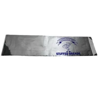 China Aluminum Foiled Line PE Coated White Kraft Paper Bag Chicken Packaging Bags Aluminum Foil Bag à venda