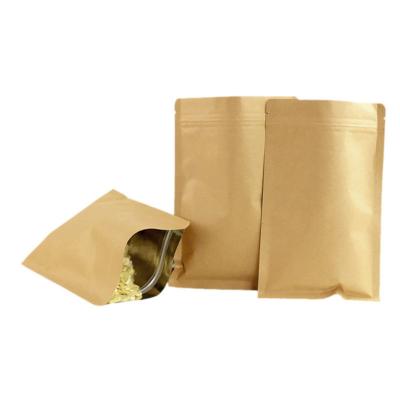 China Custom Printed Aluminum Foil Lined Food Packaging Paper Bags with Your Own Logo for sale