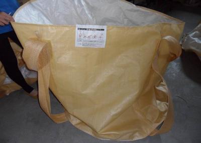 Китай Промышленные гибкие промежуточные сумки контейнера для навалочных грузов с перекрестными угловыми петлями продается