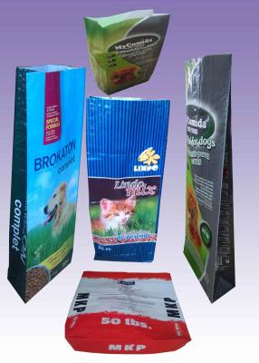 China 25Kg Bopp Laminated Woven Packing Bags For Rice / Feed / Seeds / Grain for sale