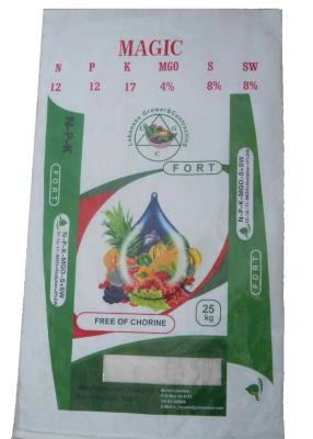 China BOPP Coat Urea Fertilizer Bag Moisture Proof With Double Sides / Single Sides for sale
