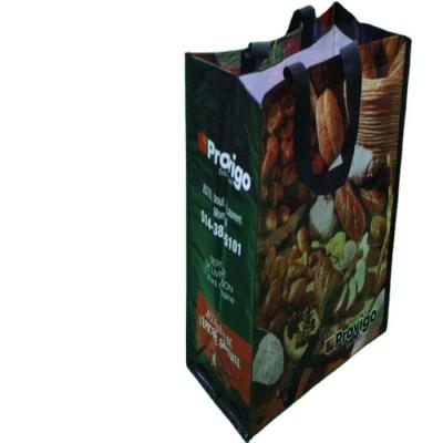 China Coated PP Woven Nonwoven Shopping Bag with Embroidery Handle for sale